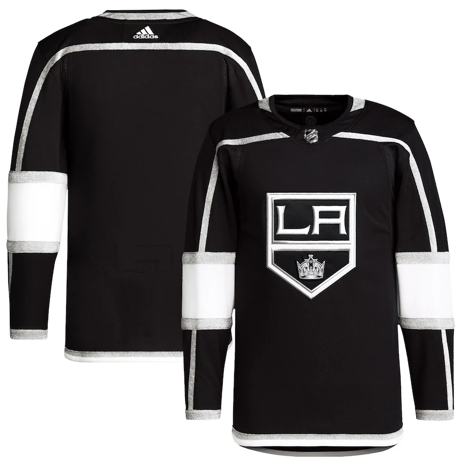 Men's Los Angeles Kings adidas Black Home Primegreen Authentic Blank Jersey