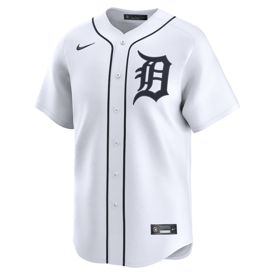 Youth Detroit Tigers Riley Greene Nike White Home Limited Player Jersey