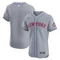 Men's New York Mets  Nike Gray Away Limited Custom Jersey