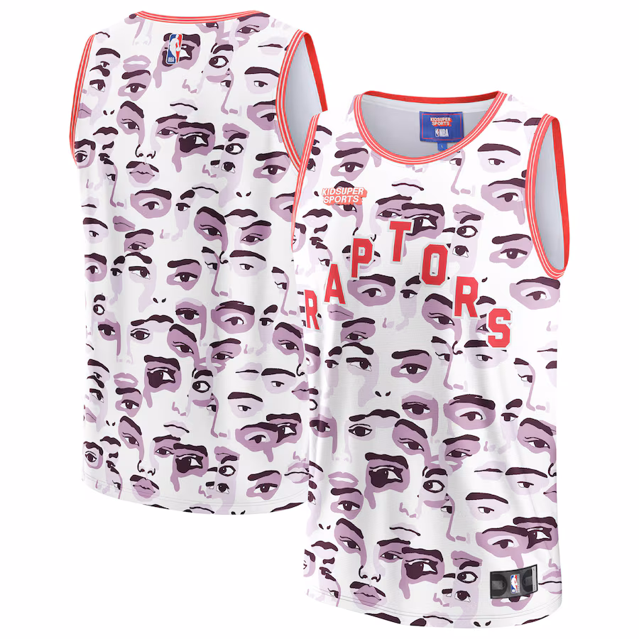 Unisex Toronto Raptors NBA & KidSuper Studios by Fanatics White Hometown Jersey