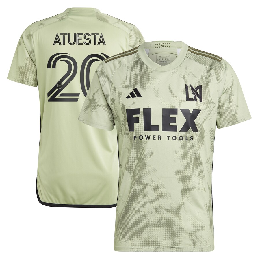 Men's LAFC Eduard Atuesta adidas Green 2024 Smokescreen Replica Player Jersey