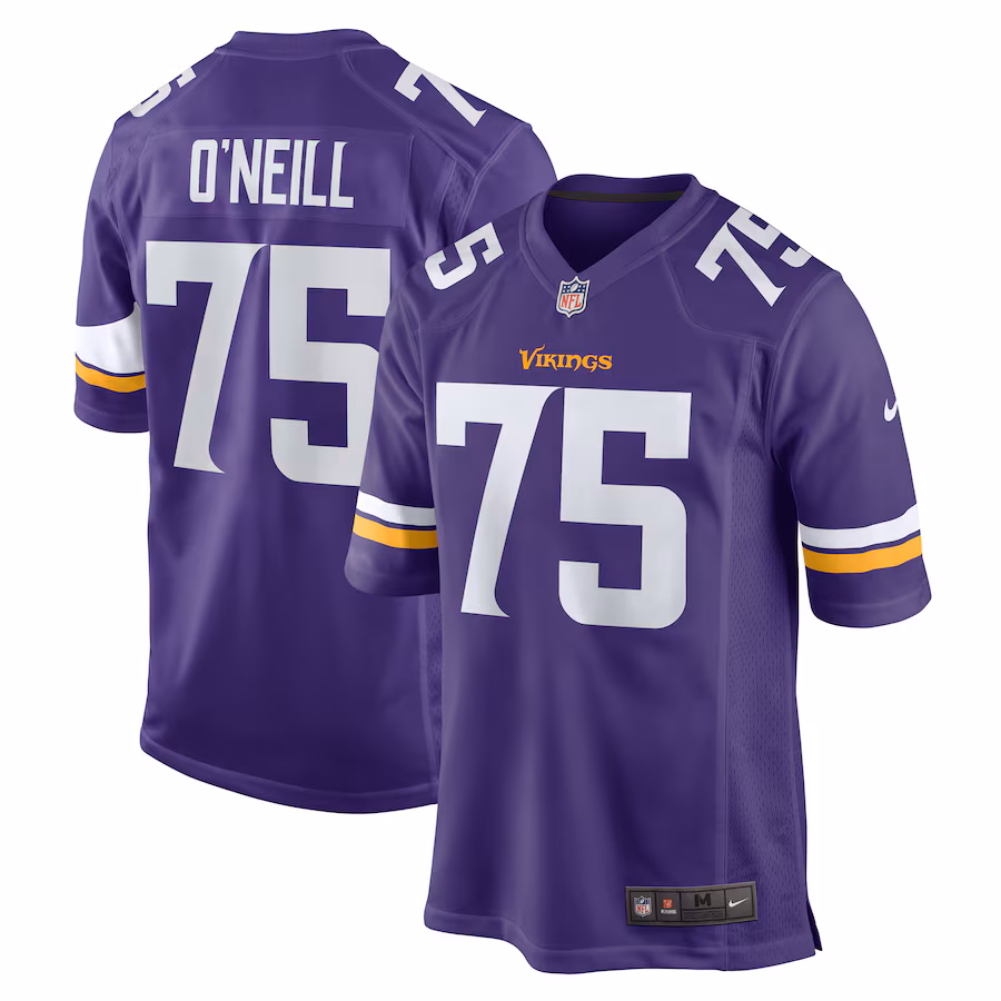 Men's Minnesota Vikings Brian O'Neill Nike Purple Game Jersey