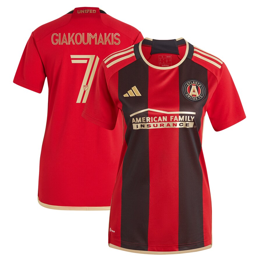 Women's Atlanta United FC Giorgos Giakoumakis adidas Black 2023 The 17s' Kit Replica Player Jersey