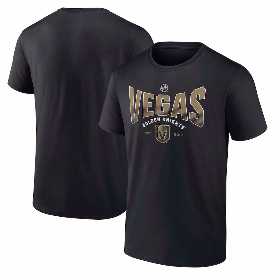 Men's Vegas Golden Knights Fanatics Black Statement T-Shirt