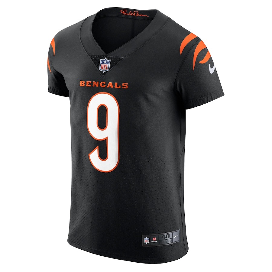 Men's Cincinnati Bengals Joe Burrow Nike Black Vapor Elite Jersey