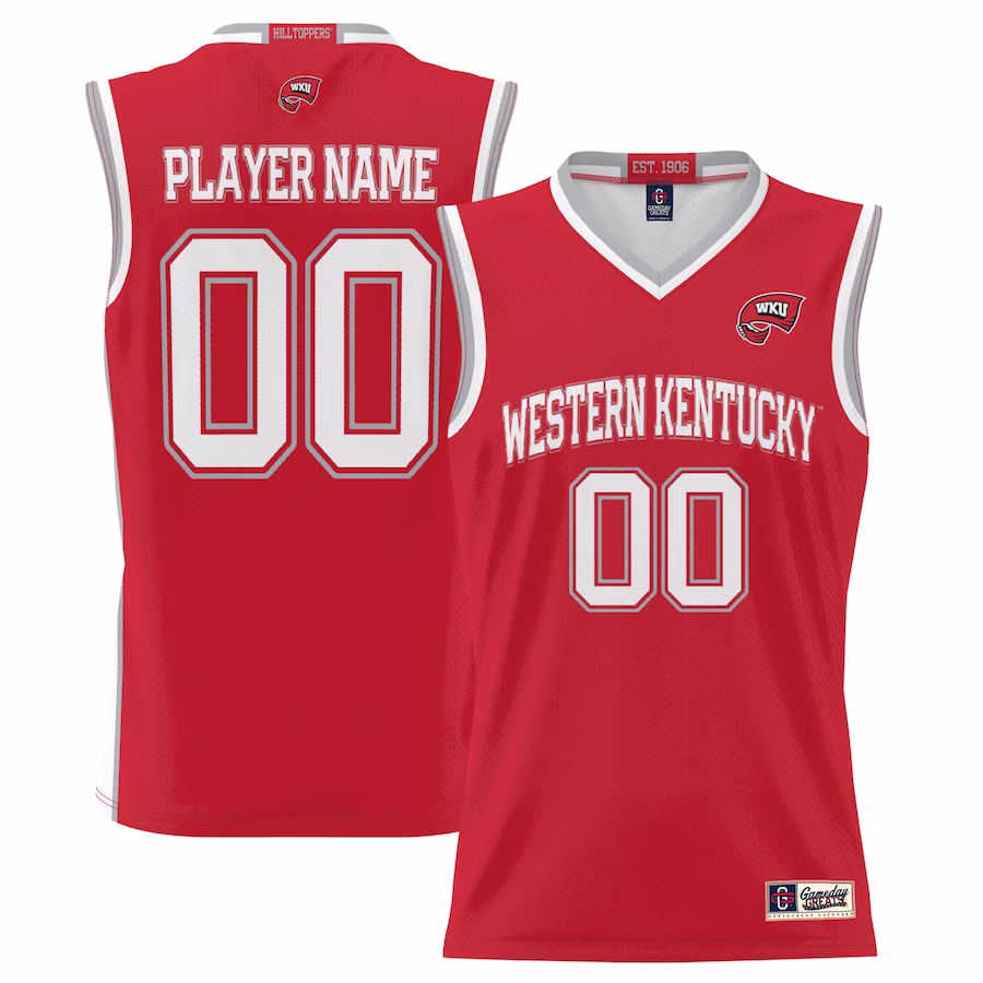 Western Kentucky Hilltoppers GameDay Greats Men's NIL Pick-A-Player Lightweight Basketball Jersey - Red