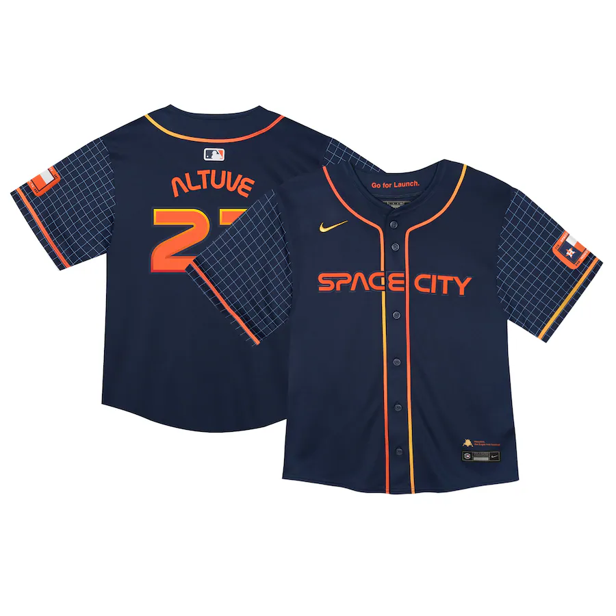 Toddler Houston Astros Jose Altuve Nike Navy City Connect Limited Player Jersey