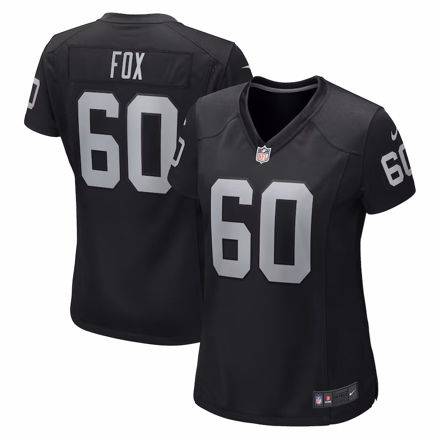 Women's Las Vegas Raiders Tomari Fox Nike Black Game Jersey