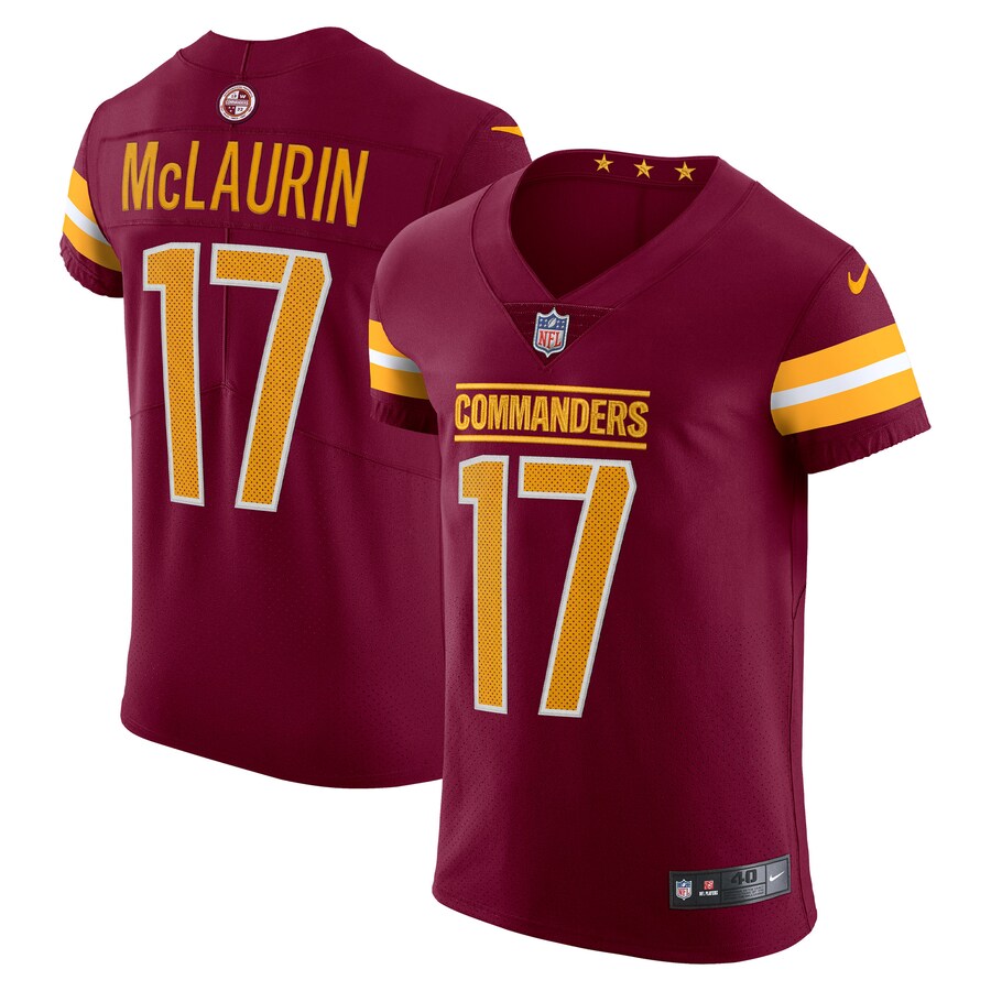 Men's Washington Commanders Terry McLaurin Nike Burgundy Vapor Elite Jersey