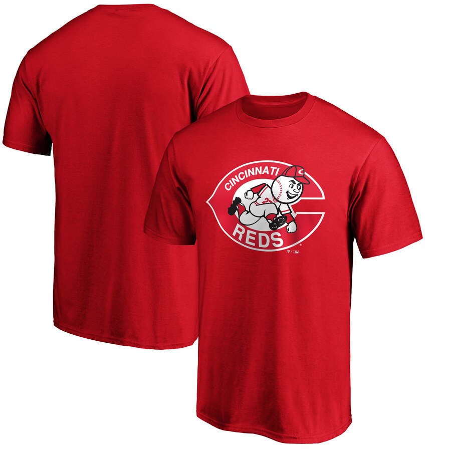 Men's Cincinnati Reds Red Cooperstown Collection Forbes T-Shirt