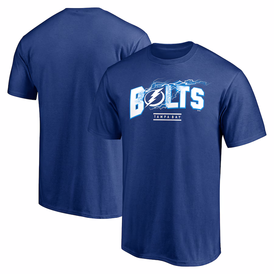 Men's Tampa Bay Lightning Blue Hometown Collection Push Ahead T-Shirt