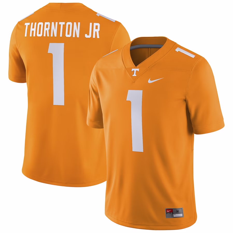 Dont'e Thornton Jr. Tennessee Volunteers Nike Player Game Jersey - Tennessee Orange