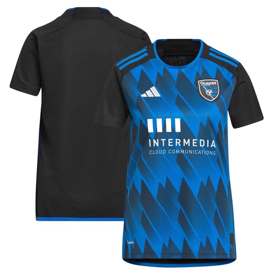Women's San Jose Earthquakes adidas Blue 2023 Active Fault Jersey Replica Jersey