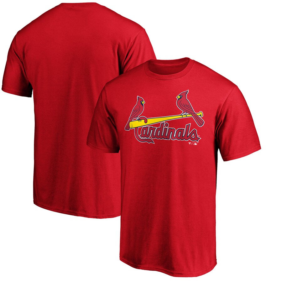 Men's St. Louis Cardinals Red Official Wordmark T-Shirt