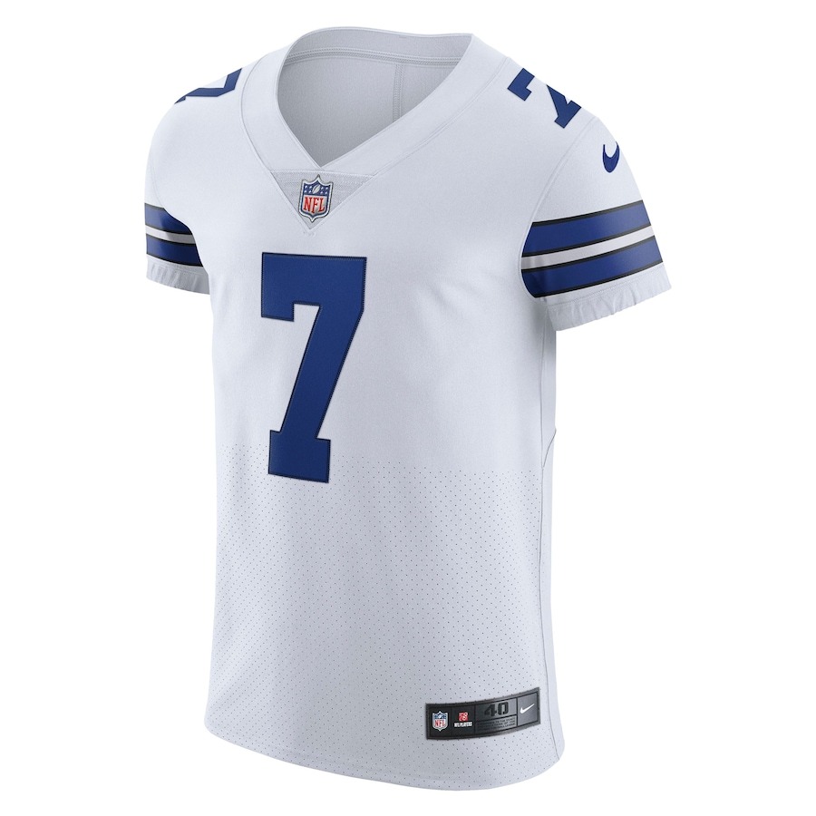 Men's Dallas Cowboys Trevon Diggs Nike White Vapor Elite Jersey