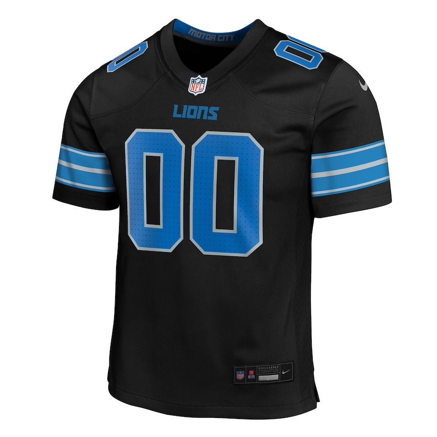 Women's Detroit Lions  Nike Black Alternate Custom Game Jersey