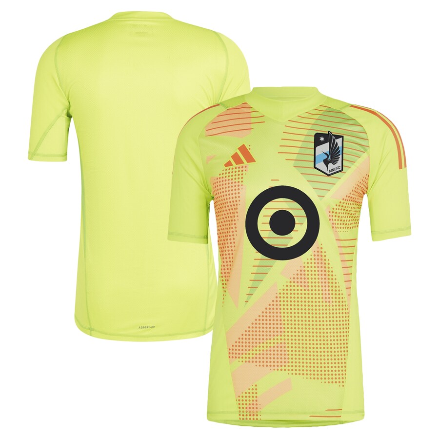 Men's Minnesota United FC adidas Yellow 2024 Goalkeeper Jersey