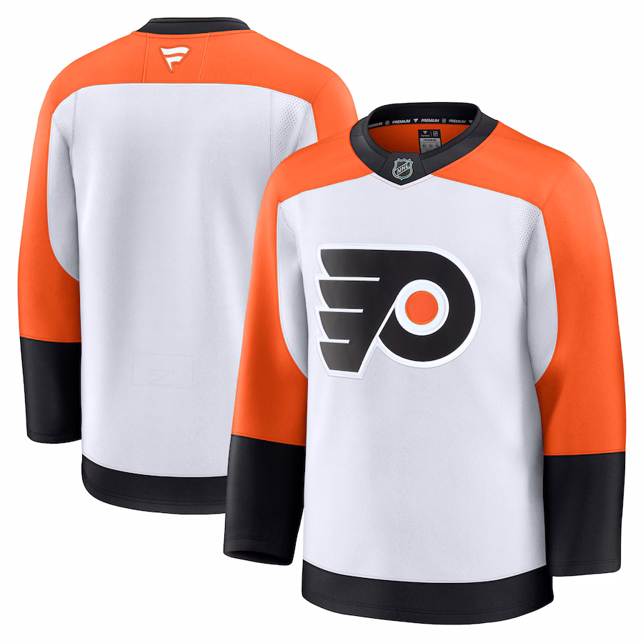 Men's Philadelphia Flyers Fanatics White Away Premium Jersey