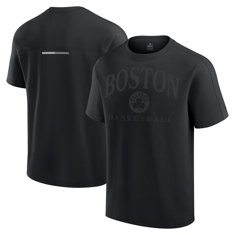 Men's Boston Celtics Fanatics Black Flex Tri-Blend T-Shirt