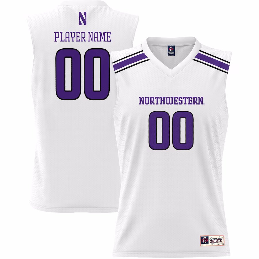 Northwestern Wildcats GameDay Greats NIL Pick-A-Player Men's Basketball Jersey - White