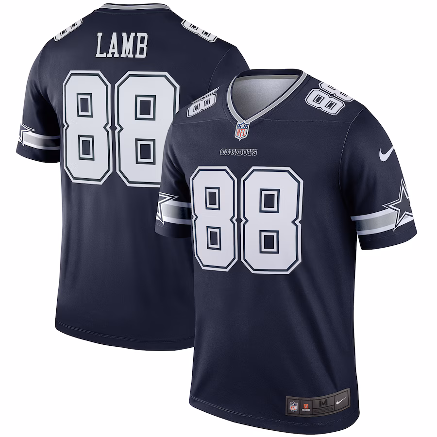 Men's Dallas Cowboys CeeDee Lamb Nike Navy Team Legend Jersey