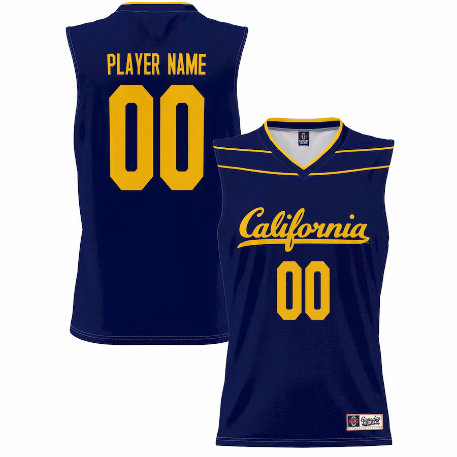 Cal Bears GameDay Greats Unisex NIL Pick-A-Player Lightweight Basketball Jersey - Navy