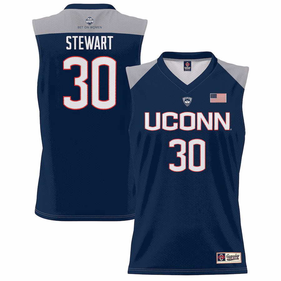 Breanna Stewart UConn Huskies GameDay Greats Unisex Lightweight Basketball Alumni Jersey - Navy