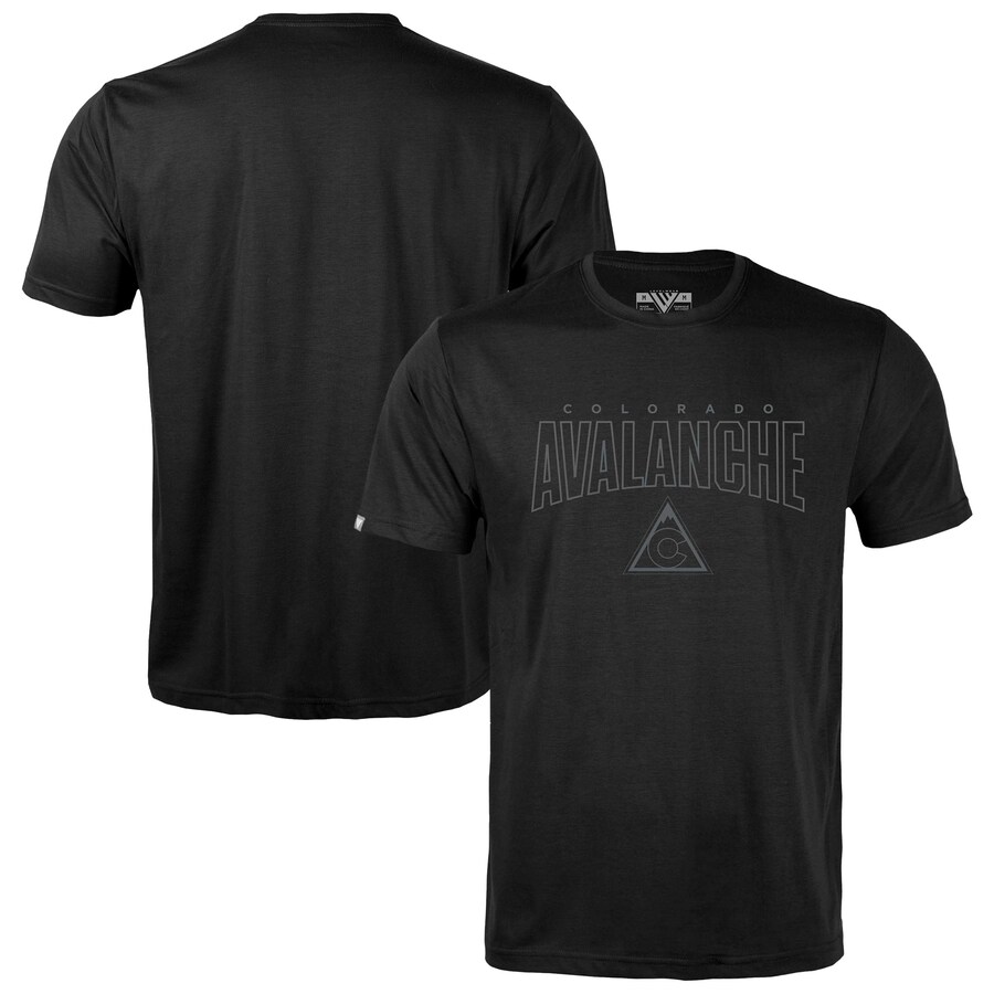 Men's Colorado Avalanche Levelwear Black Richmond Darkmoon T-Shirt