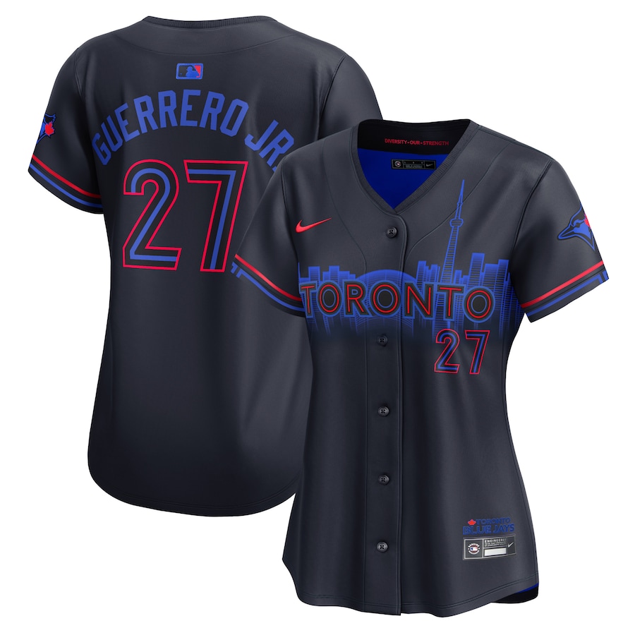 Women's Toronto Blue Jays Vladimir Guerrero Jr. Nike Navy 2024 City Connect Limited Player Jersey