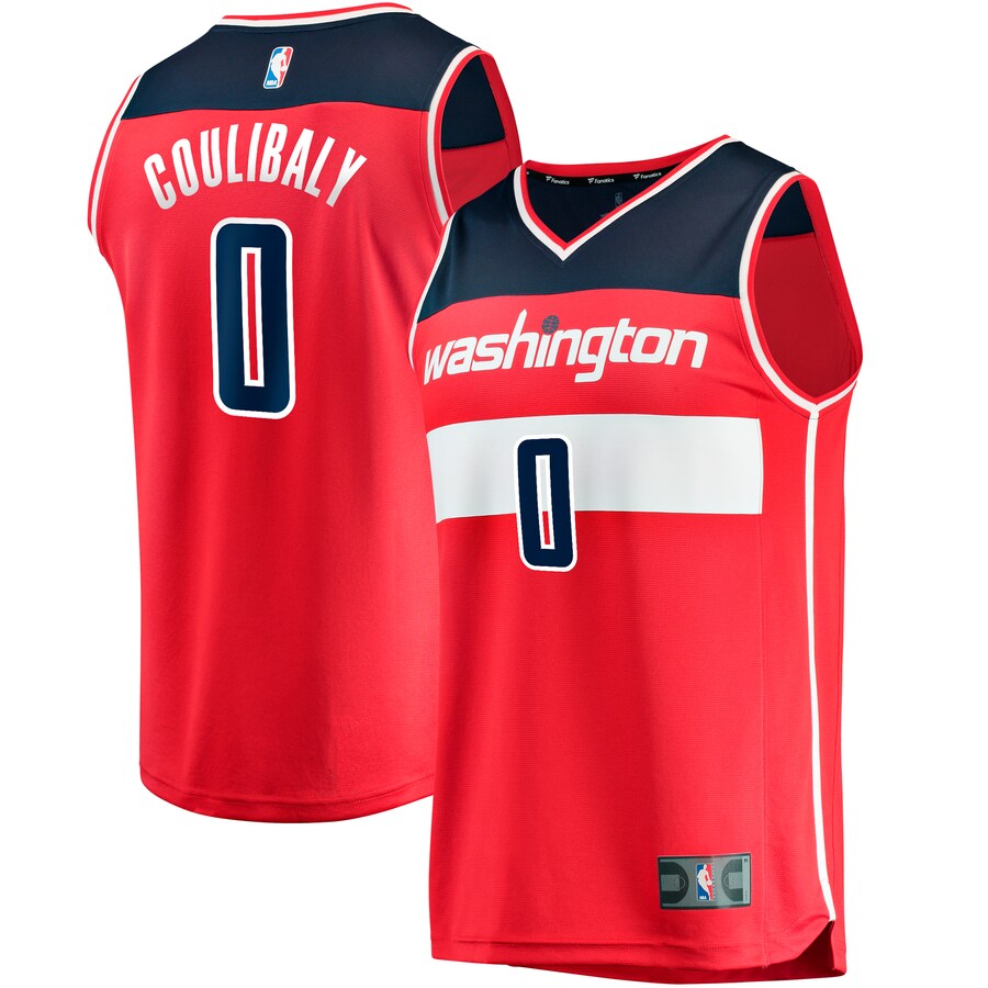 Youth Washington Wizards  Fanatics Red  Fast Break Replica Jersey - Icon Edition