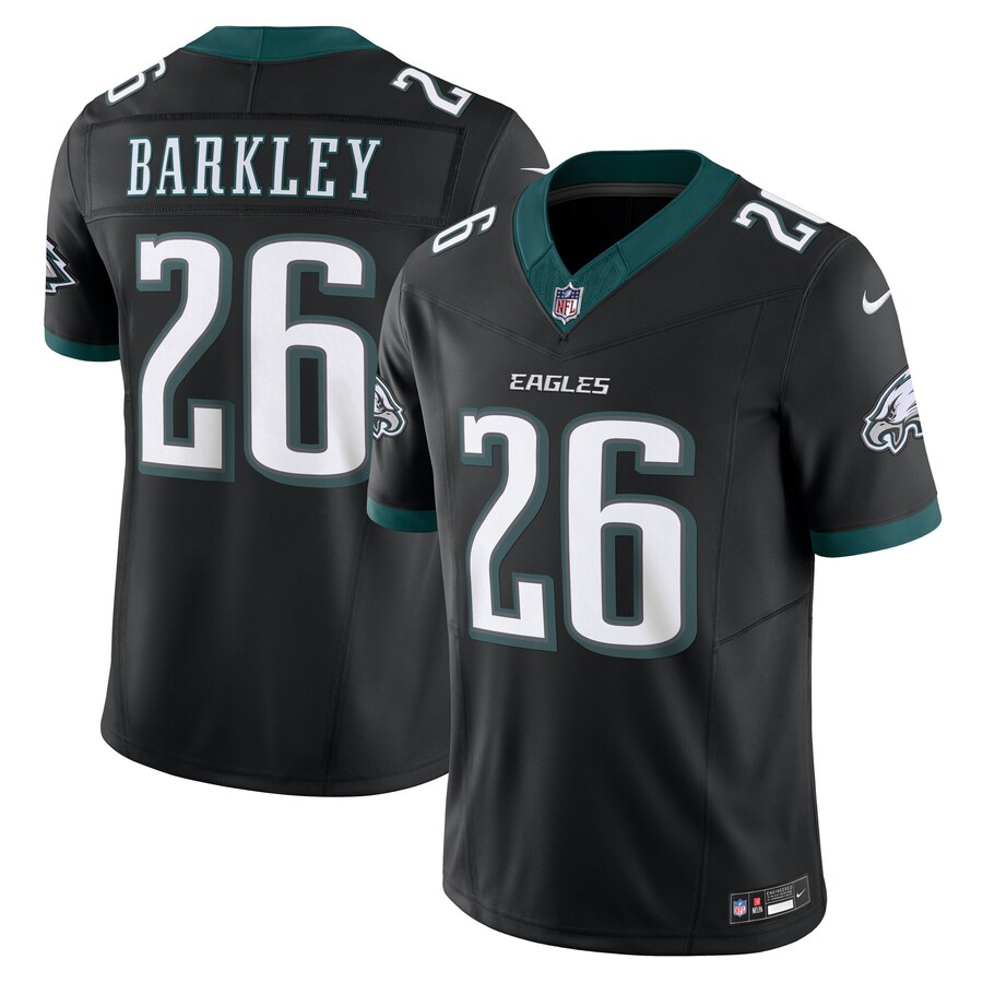 Men's Philadelphia Eagles Saquon Barkley Nike Black Vapor F.U.S.E. Limited Jersey