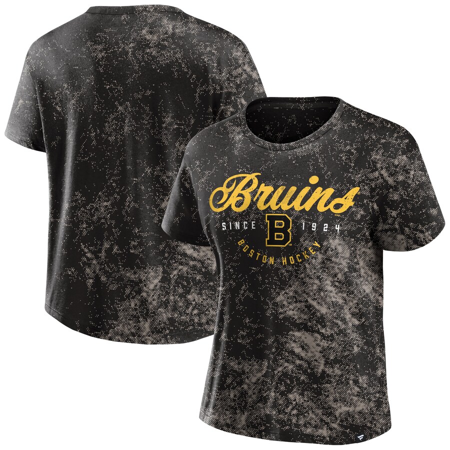 Women's Boston Bruins Fanatics Black Breakaway T-Shirt