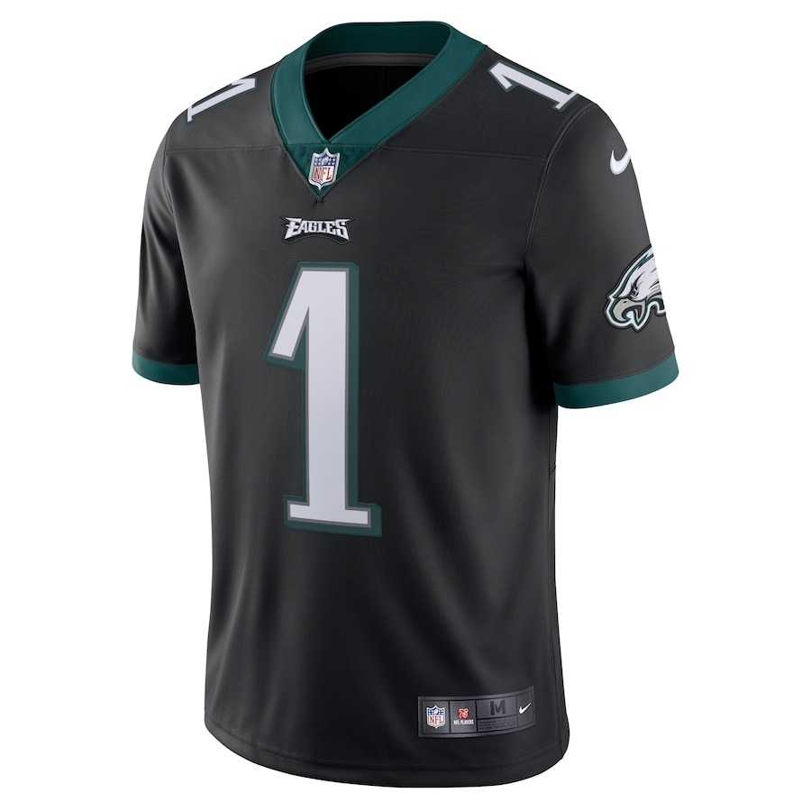 Men's Philadelphia Eagles Jalen Hurts Nike Black Vapor Limited Jersey