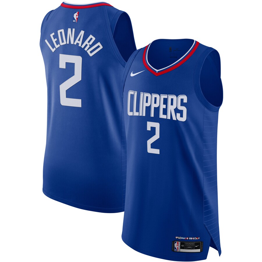 Men's LA Clippers Kawhi Leonard Nike Royal Authentic Jersey - Icon Edition