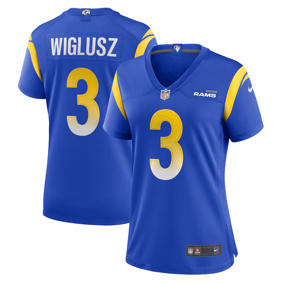Women's Los Angeles Rams Sam Wiglusz Nike  Royal Game Jersey