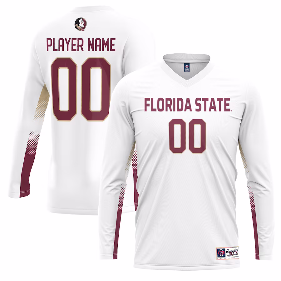 Florida State Seminoles GameDay Greats Unisex NIL Lightweight Volleyball Jersey - White