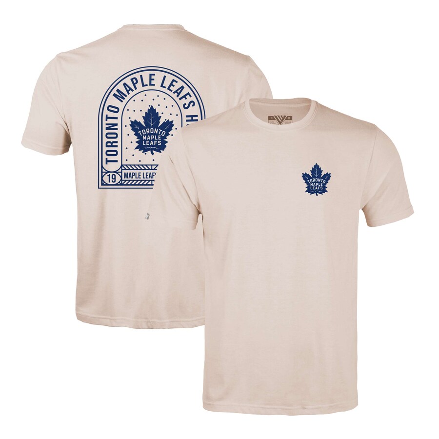 Men's Toronto Maple Leafs Levelwear Khaki Richmond Stained Glass T-Shirt