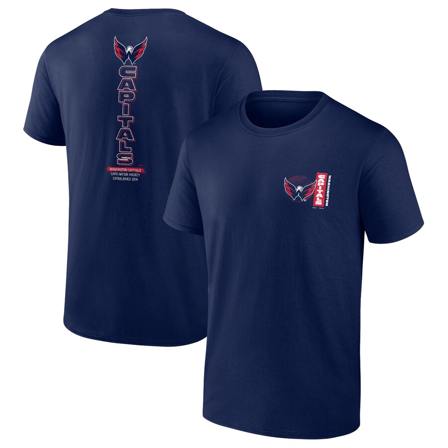 Men's Washington Capitals Navy Revolution T-Shirt