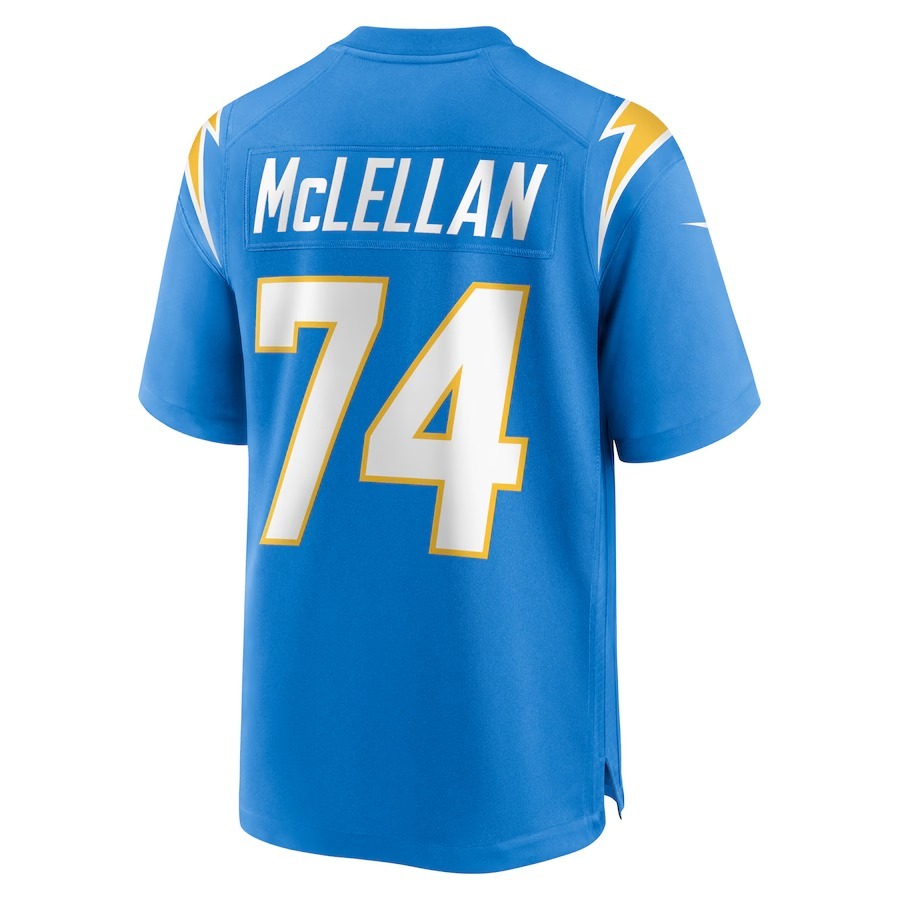 Men's Los Angeles Chargers Tyler McLellan Nike Powder Blue Team Game Jersey