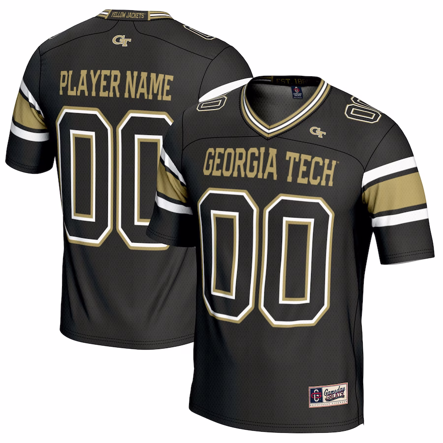 Georgia Tech Yellow Jackets GameDay Greats Youth NIL Pick-A-Player Football Jersey - Black