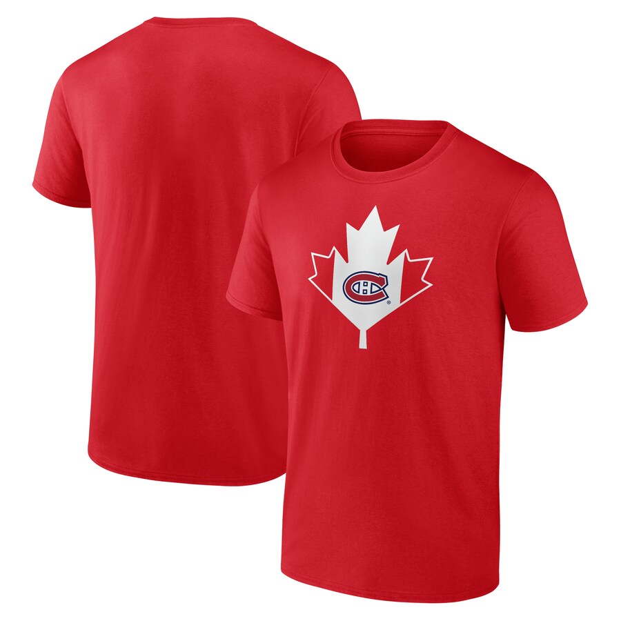 Men's Montreal Canadiens Red Canada Day T-Shirt