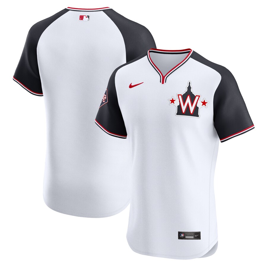 Men's Washington Nationals Nike Navy Alternate Elite Jersey