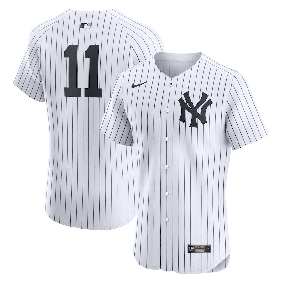 Men's New York Yankees Anthony Volpe Nike White 2024 World Series Home Limited Player Jersey