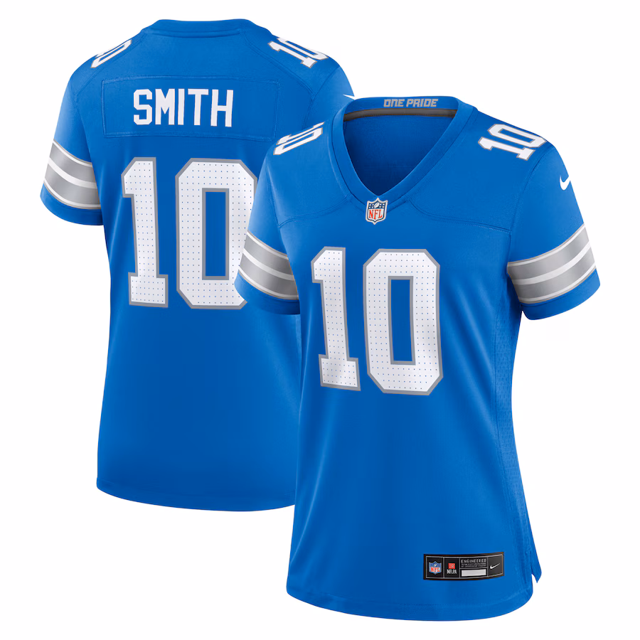 Women's Detroit Lions Tre'Quan Smith Nike  Blue Game Jersey
