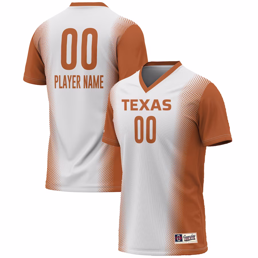 Texas Longhorns GameDay Greats Youth NIL Pick-A-Player Lightweight Women's Soccer Jersey - White