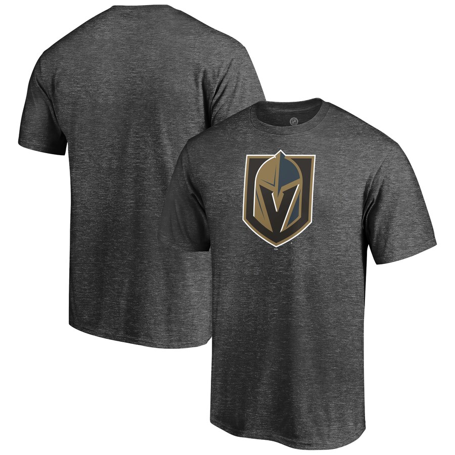 Men's Vegas Golden Knights Charcoal Logo T-Shirt