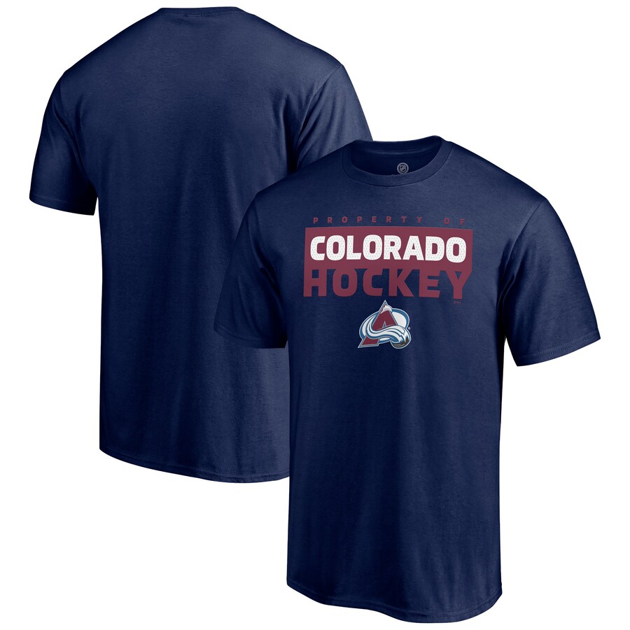 Men's Colorado Avalanche Navy Gain Ground T-Shirt