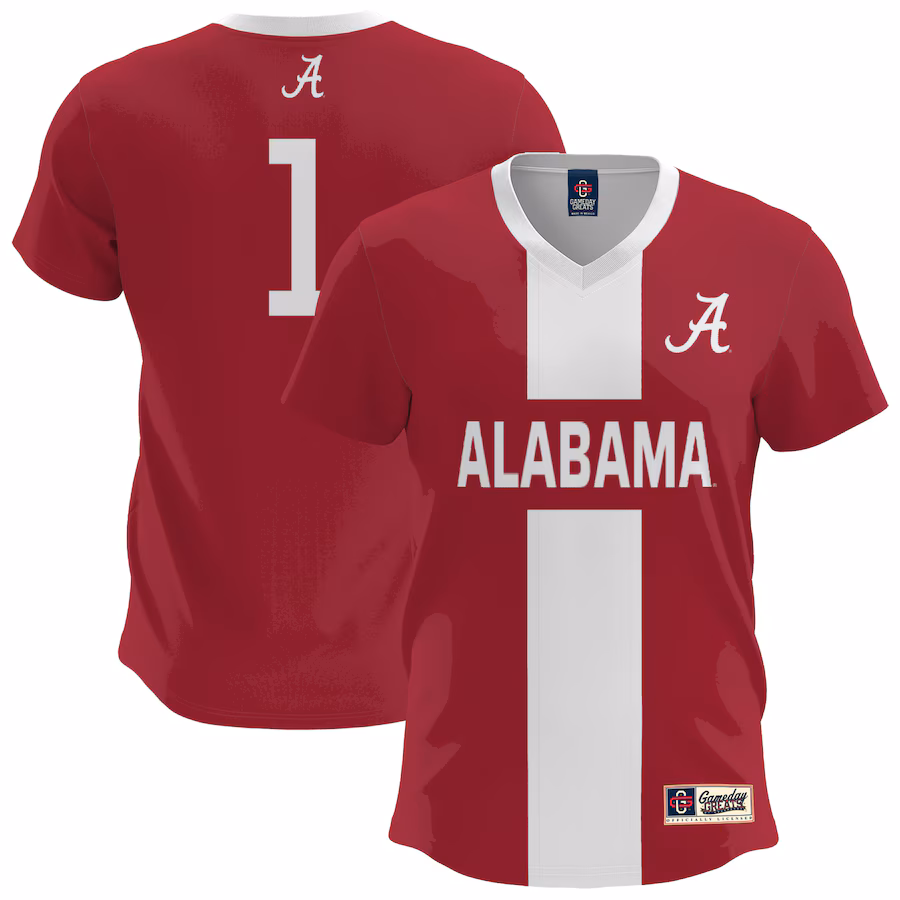 Men's GameDay Greats  Crimson Alabama Crimson Tide Lightweight Soccer Fashion Jersey
