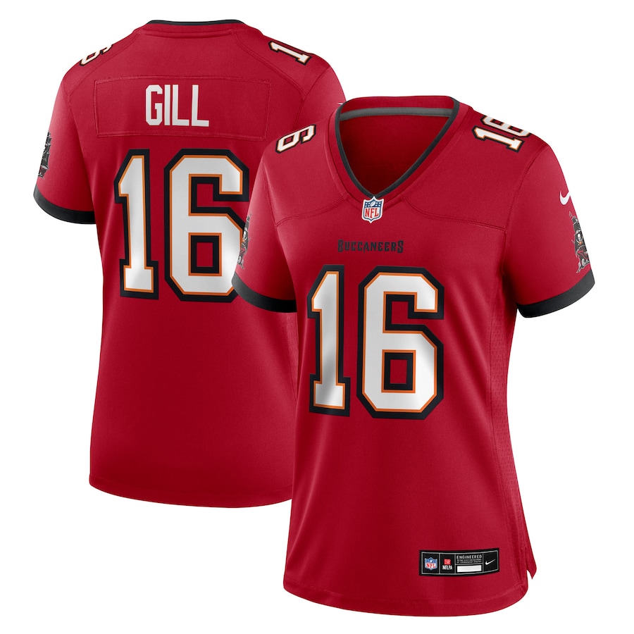 Women's Tampa Bay Buccaneers Trenton Gill Nike Red Team Game Jersey