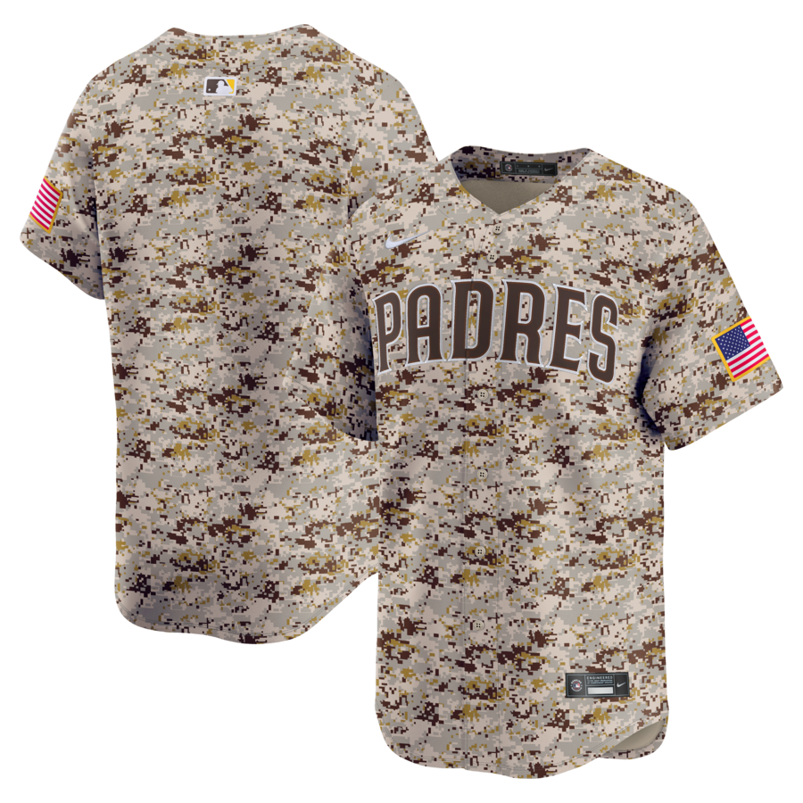 Men's San Diego Padres Nike Camo Alternate Limited Jersey